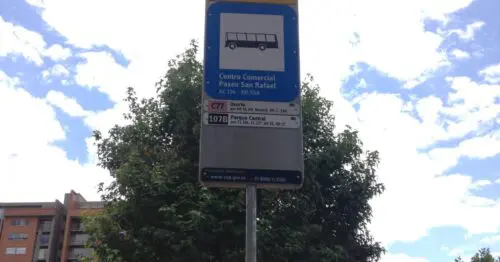 PARADERO SITP CENTRO COMERCIAL PASEO SAN RAFAEL  023A02